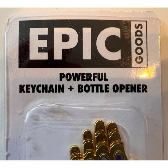 Epic Goods Thanos Infinity Gauntlet Inspired Keychain & Bottle Opener - Picture 2 of 5